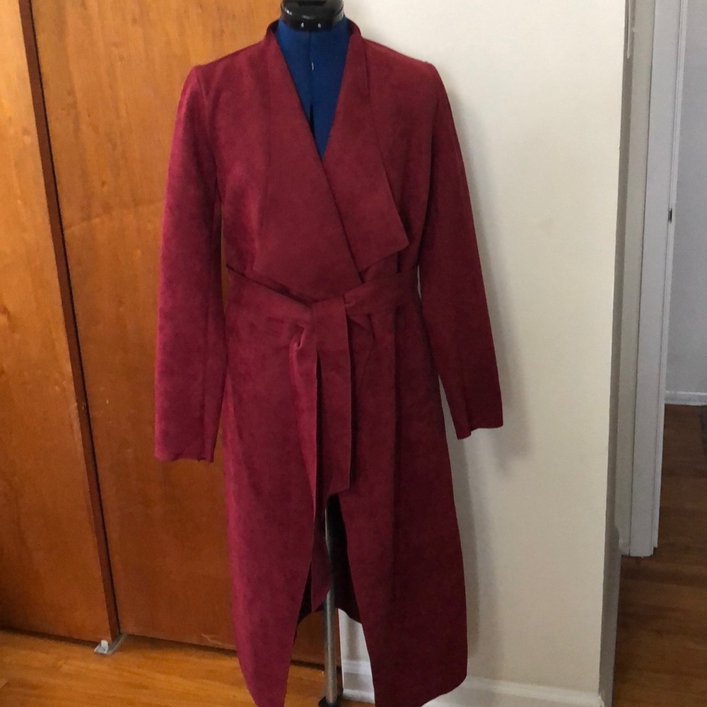 Maureen Suede ankle length duster